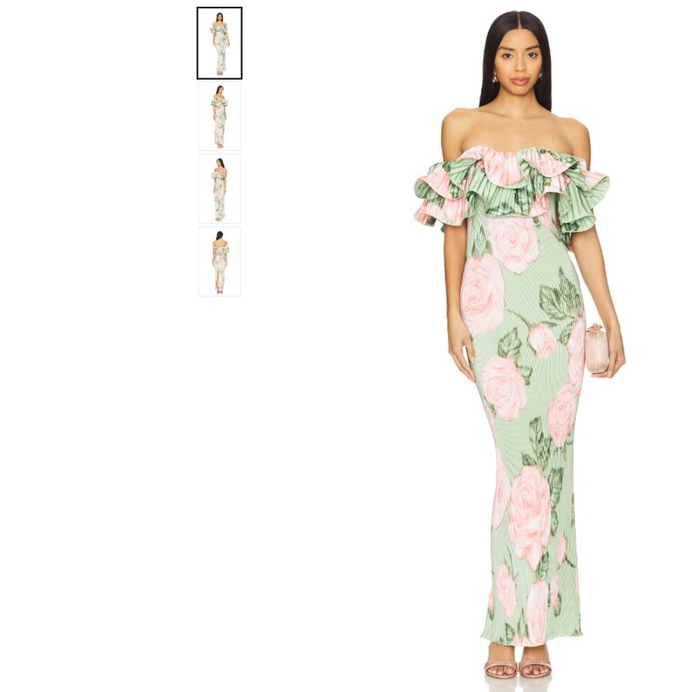 L'IDEE Premiere Gown- Fleur Rose size XS/6 LNWOT